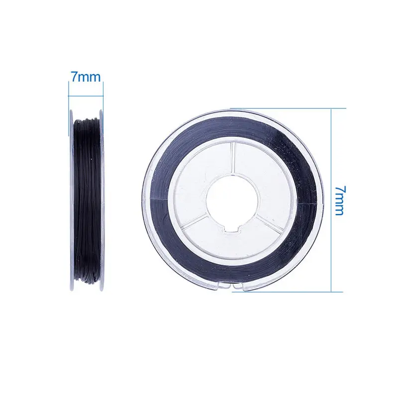 10 Roll/lot 0.8mm Strong Stretchy Fibre Beading Thread Elastic Wire Jewelry Bracelet Necklace Making String Cord F60 | Украшения и