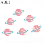 10 шт.лот Diy железные наклейки на планету вышивка розовая Звезда аппликация рюкзак одежда Джинсы брюки Швейные нашивки