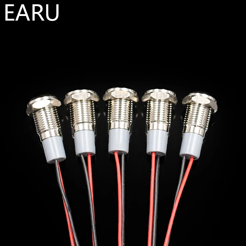 Светодиодный Предупреждение льный светильник 8 мм водонепроницаемый IP67