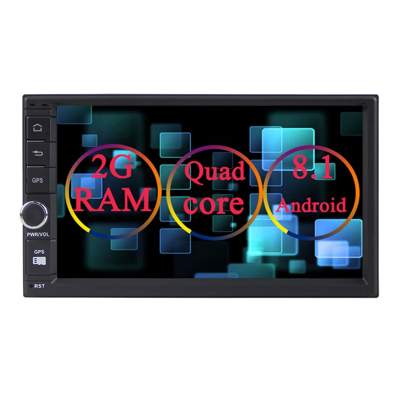 STAPON Универсальный Android 8 1 2 г + 16 ROM Автомобильный мультимедийный DVD 7 дюймов PX30 с DAB