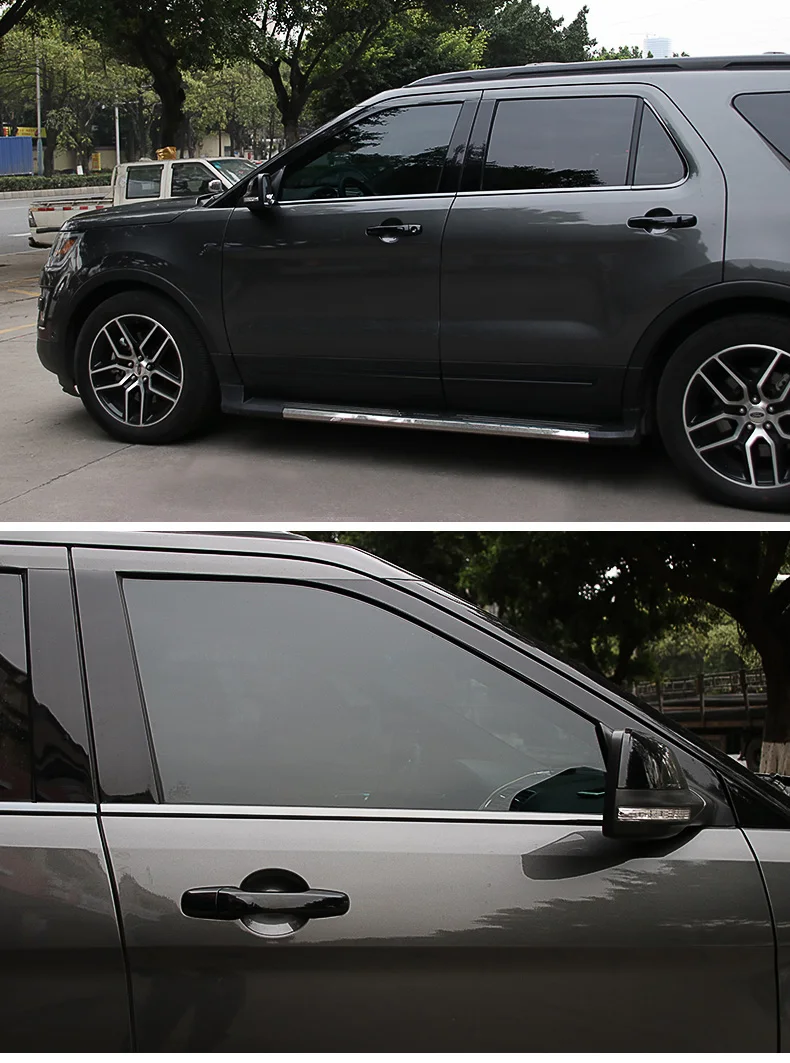6 шт./компл. нержавеющая сталь окна нижний порог рамки Накладка для Ford Explorer 2013