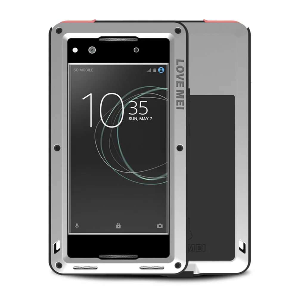 Чехол Love Mei для SONY Xperia XA1 G3121 G3123 G3125 ударопрочный водонепроницаемый жесткий