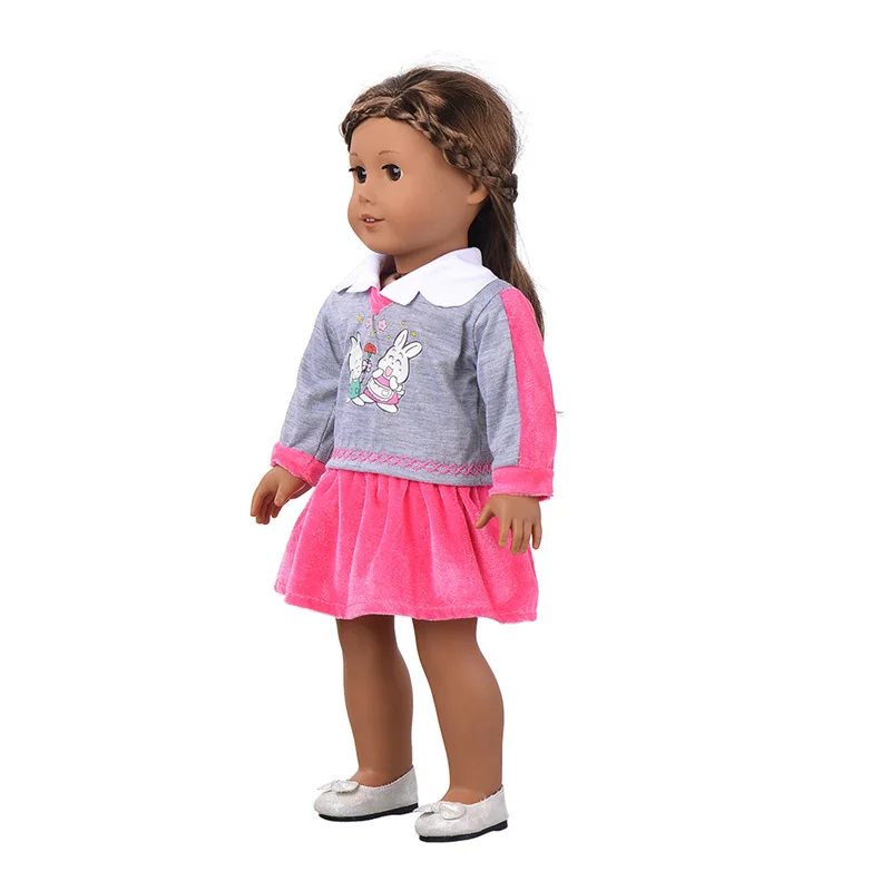 Лучший подарок для детей модная ручная работа 18 дюймовая кукольная одежда (без