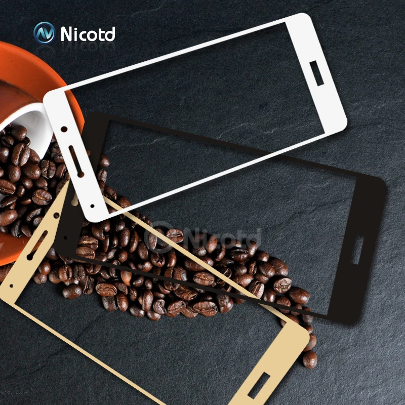 Nicotd 9H полное покрытие из закаленного стекла для huawei P10 P9 Plus P8 Lite mate 8 9 Nova Plus honor 8 Pro 6x Защитная пленка для экрана