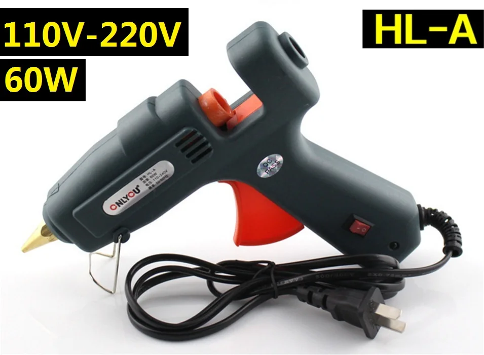 Пистолет клеевой промышленный 120 Вт с 2 клеевыми карандашами 11 мм | Инструменты