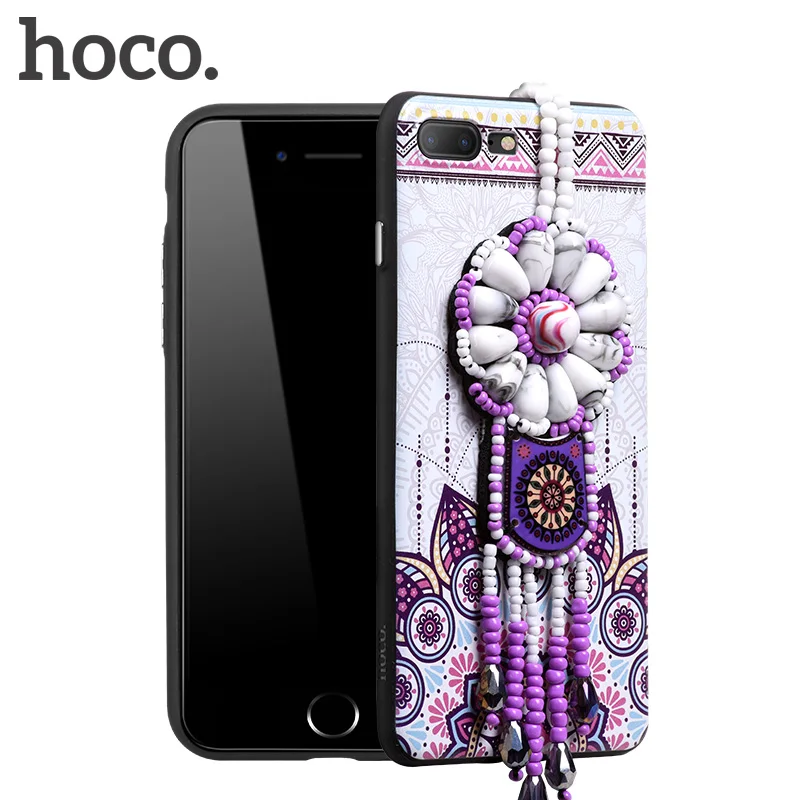 HOCO Girl Fashion Artistic Cute Cartoon Retro Chinese style TPU Painting Phone Cases Back Protective Cover For iPhone 7 8 Plus |