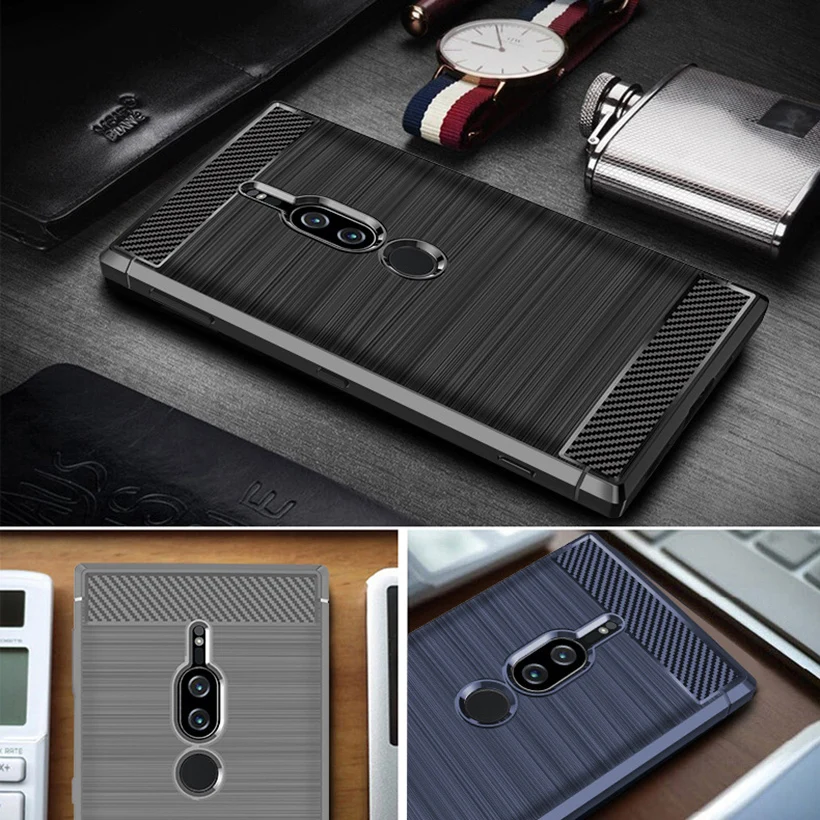 Бизнес чехол для sony Xperia 10 плюс 1 XZ4 мини XZ3 XZ2 Премиум L3 компактный XZ1 XA3 XA2 XA1 ультра Z6