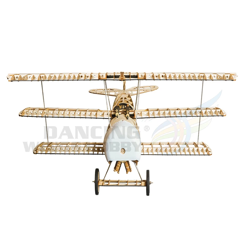 Классический Радиоуправляемый самолёт Fokker DR1 фотомодель 0 8 м Wingspan 4CH