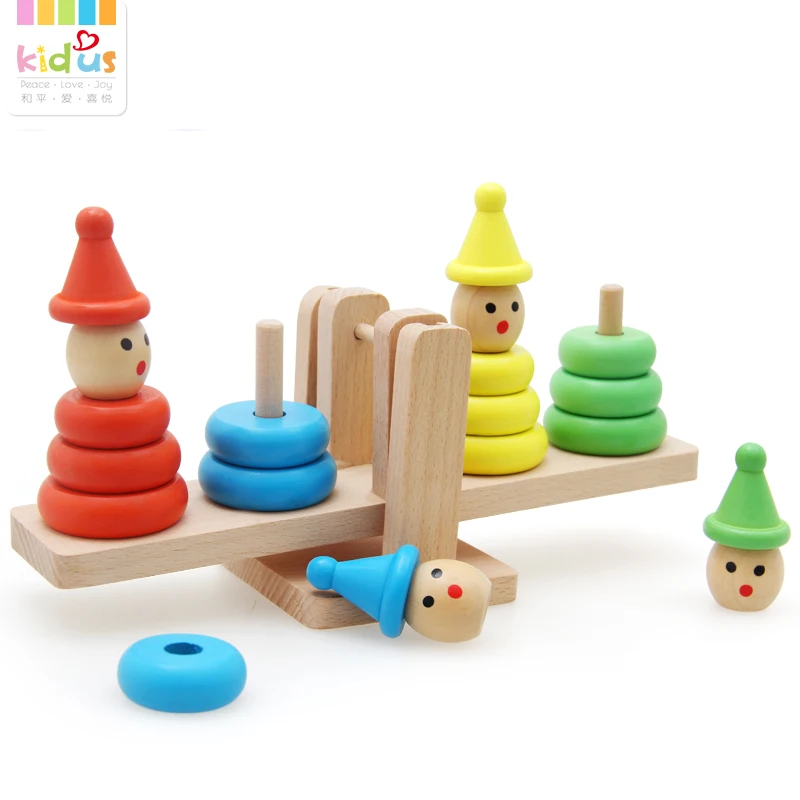 

Kidus Wooden Toys Montessori Educational Scale Development Practice and Senses