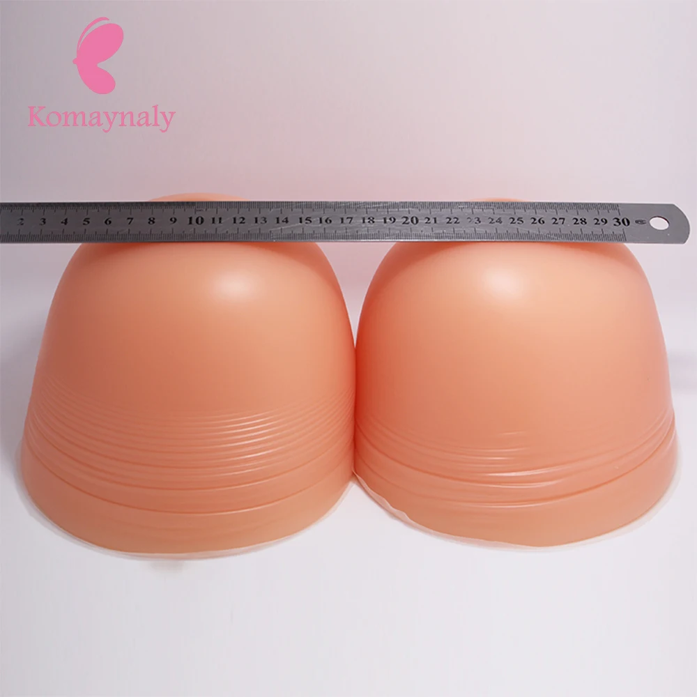 Komaynaly 1000g a pairs waterdrop Hot Sale Artificial Silicone Breast Forms Fake Breasts For Crossdresser Mastectomy Cosplay | Женская