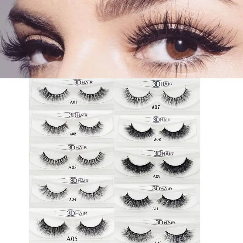 Норковые ресницы настоящие норковые накладные большой объем долговечные 12