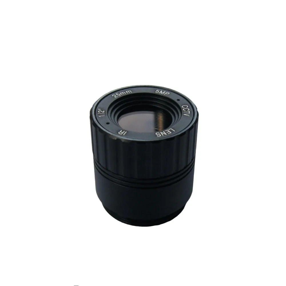 5MP 1/2&quot 25mm CS Mount Interface CCTV Camera Lens Fixed Iris IR Multi layer Coating for 1080P 2MP 3MP 4MP Box Body Camera|cctv camera lens|cs