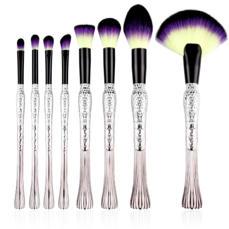 8 шт./компл. набор кистей для макияжа веер в виде птицы новые инструменты
