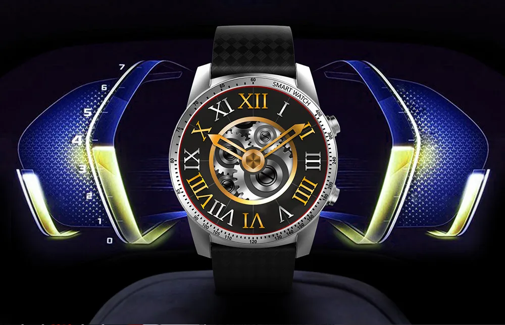 Kingwear KW99 3g Smartwatch телефон Android 5,1 MTK6580 четырехъядерный 8 Гб ПЗУ монитор сердечного ритма шагомер gps анти-потеря Смарт часы