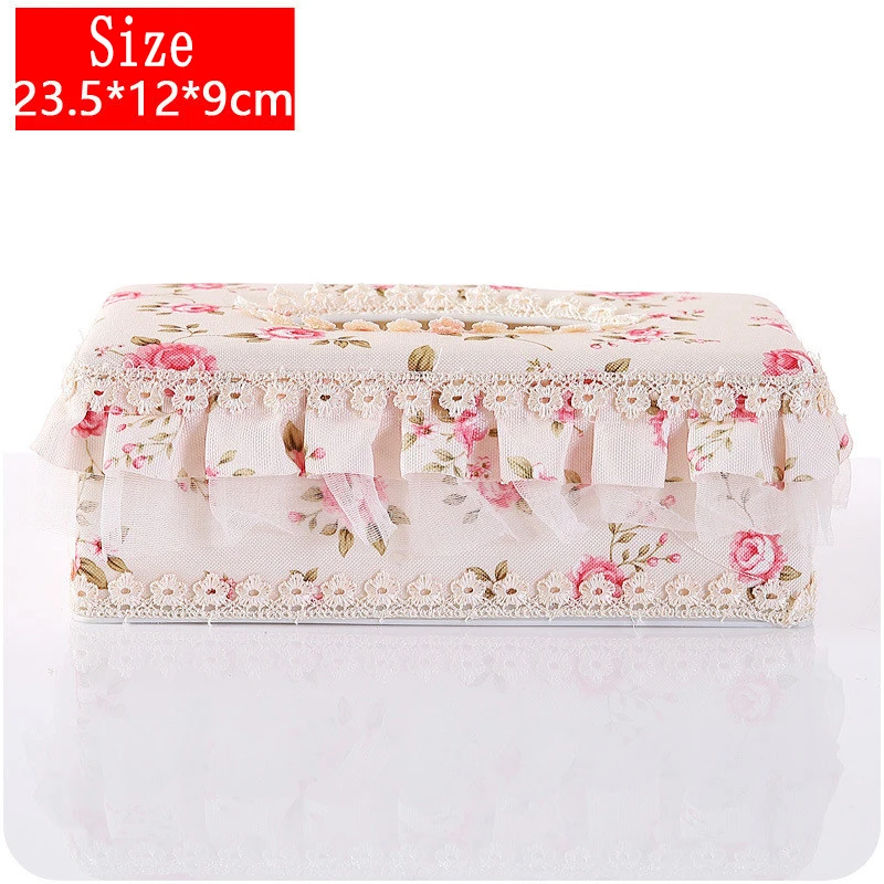 3 шт./компл. многофункциональная коробка для салфеток с кружевом держатель