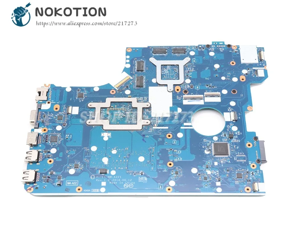 NOKOTION FRU 00HT644 AITE1 NM-A221 For Lenovo Thinkpad E550 E550C Laptop Motherboard I5-5200U CPU Radeon R7 M265 graphics | Компьютеры и