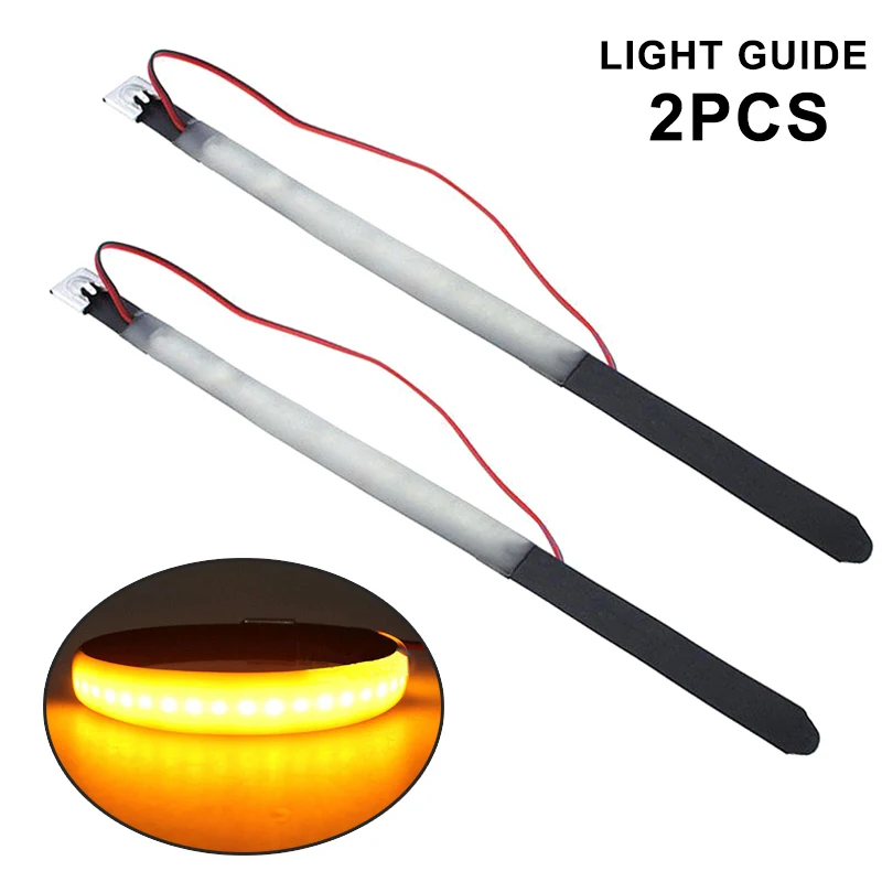 Хит продаж 2 шт. вилка для мотоцикла светодиодный указатель поворота