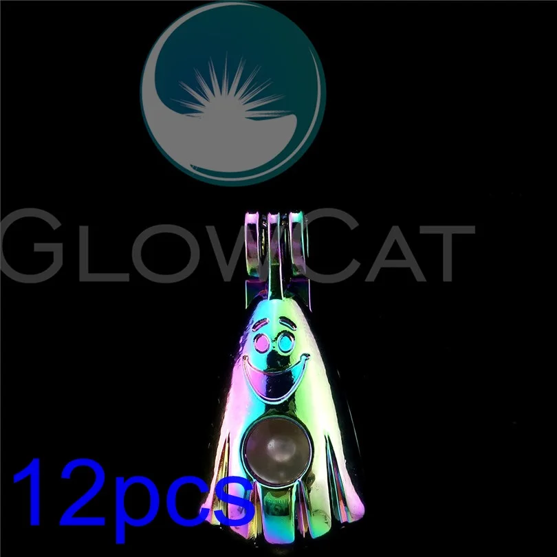 12x R C833 призрак радуги лицо жемчужина клетка ювелирных изделий эфирное масло