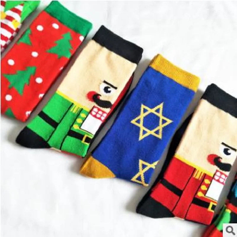 

New Christmas Series Cotton Men's Socks