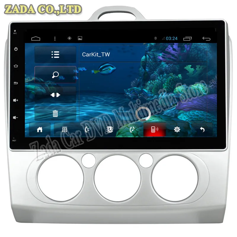 NaviTopia 1024*600 10 2 дюймов Восьмиядерный ГБ Android 7 1 автомобильный dvd-плеер для Ford Focus