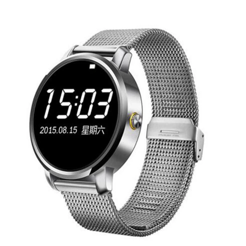 Модные V360 Bluetooth цифровые умные часы Шагомер сообщения мониторинг сна музыкальные