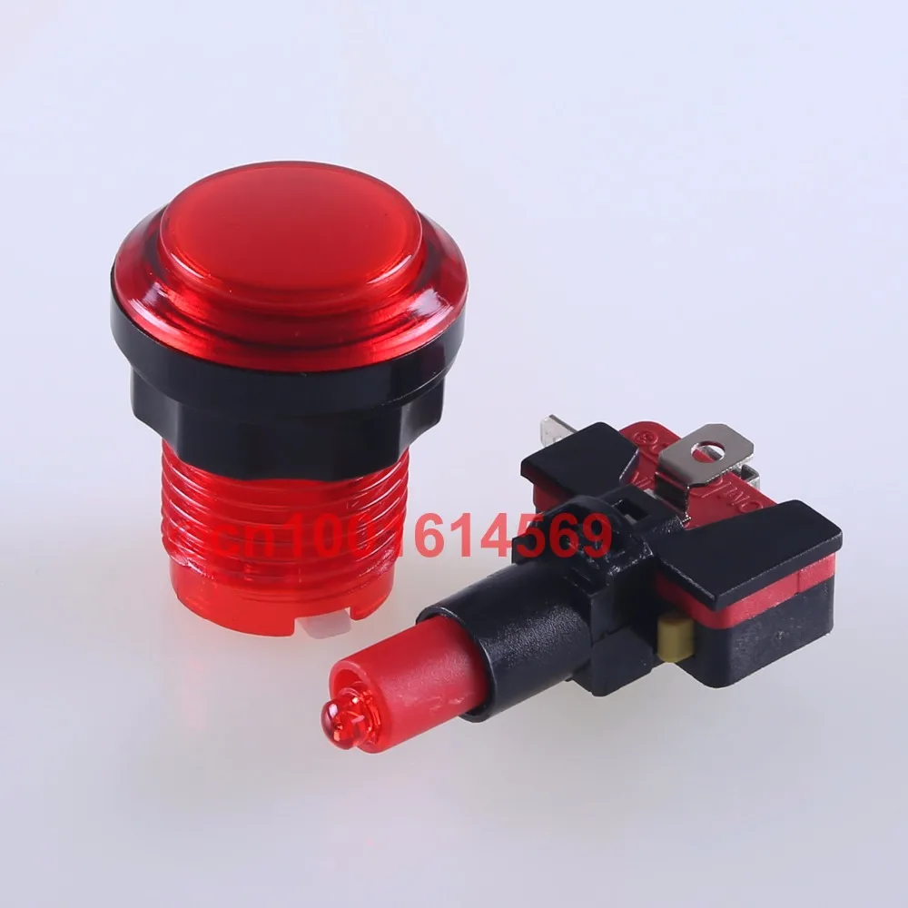 Светодиодная аркадная игра сделай сам 6 шт. 30 мм светодиодный в светодиодная