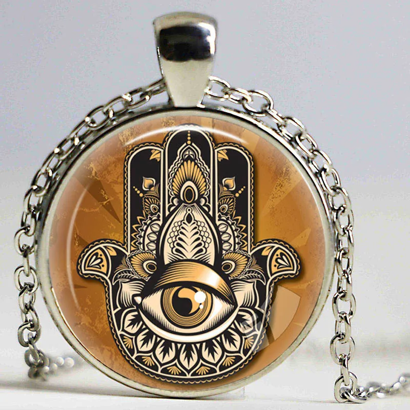 Хамса ручной амулет счастливое ожерелье ювелирные изделия Фатима рука Judaica Kabbalah