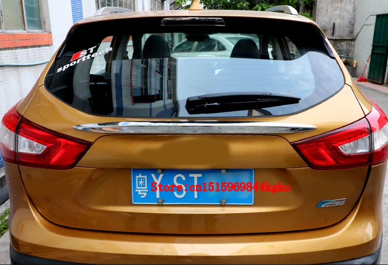 Аксессуары для nissan QASHQAI J11 2014-2016 хромированный задний люк багажника LIFTGATE дверь