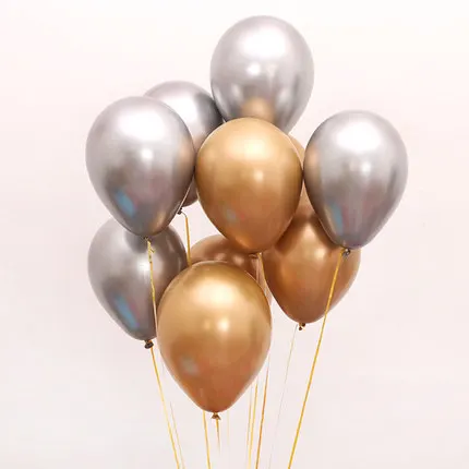 18 шт./лот, 12 дюймов, металлические хромовые конфетти, латексные шары для малышей, свадебные шары с гелием в виде красного сердца, вечерние, Decors Balaos