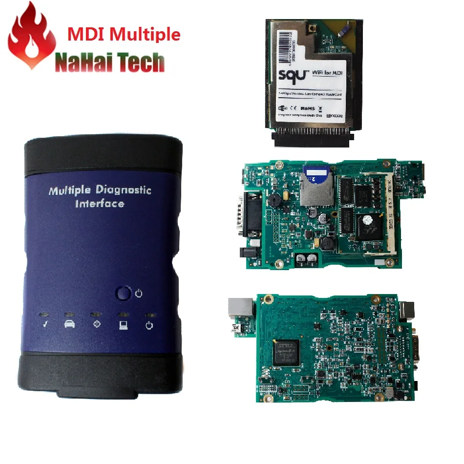 Новейший MDI многофункциональный диагностический интерфейс WIFI USB Многоязычное