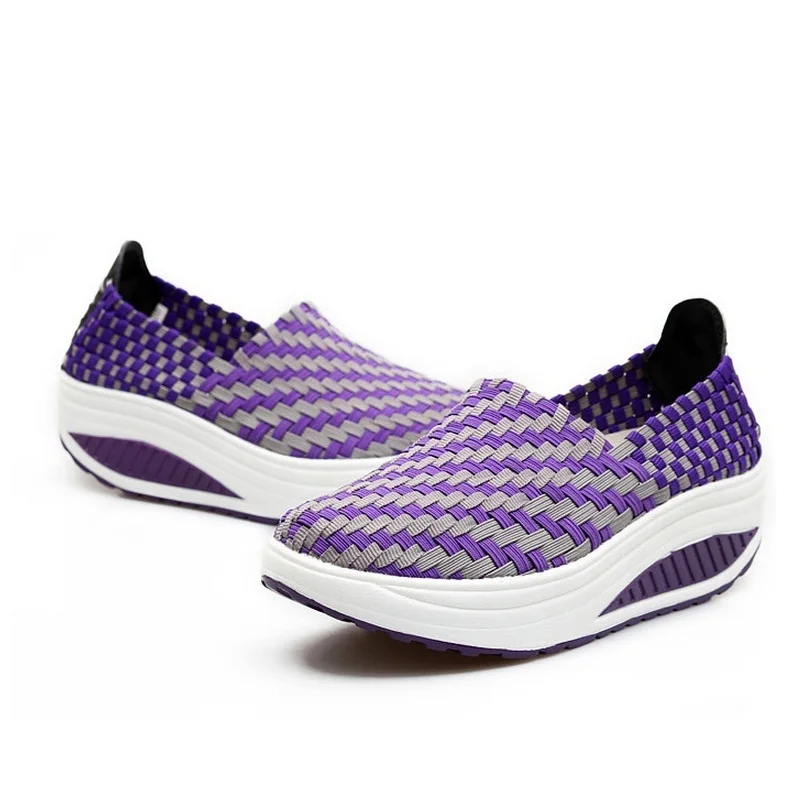 Женские туфли ручной работы женские Туфли без каблуков дышащие лоферы удобная