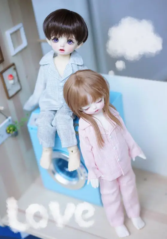 1/6 BJD SD Пижама кукла набор розовый синий цвет для 1/6 BJD SD кукла аксессуары для кукольной одежды Одежда для кукол