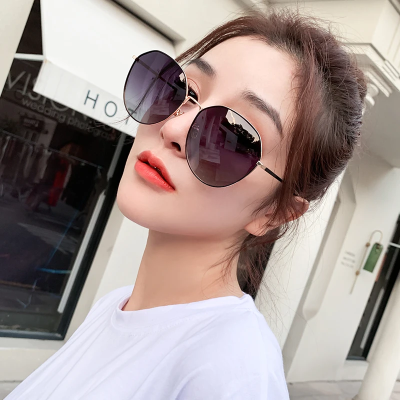 Солнцезащитные очки женские ins Корейская версия tide net red 2019 Новые солнцезащитные
