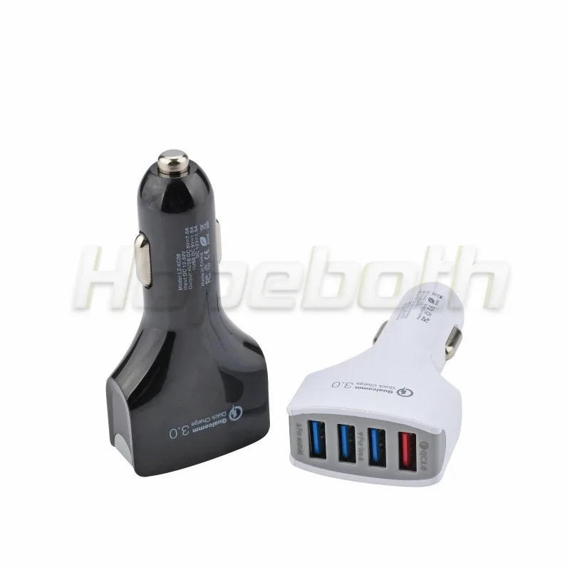 Hopeboth QC3.0 автомобильное зарядное устройство 4USB быстрое 4 порта адаптер для iPhone 7