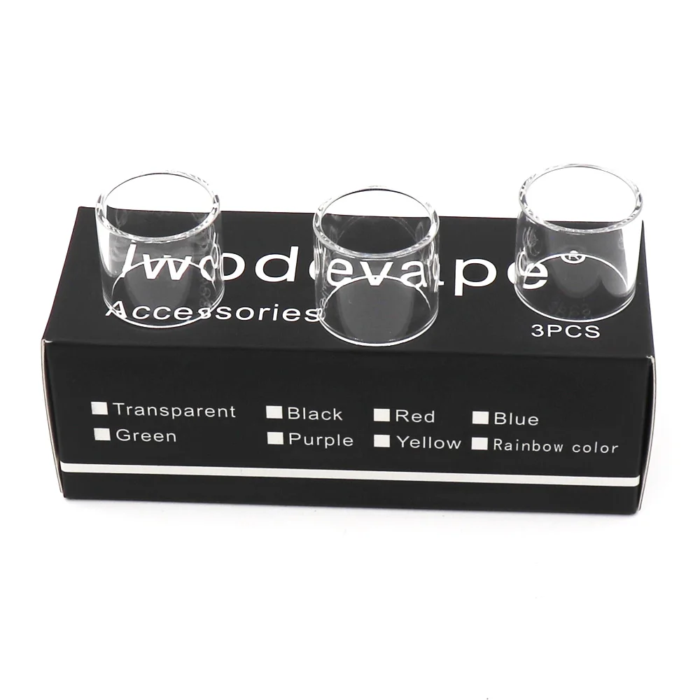 3 шт. TFV12 TFV8 Big baby мл Prince X 2 4 Vape Pen 22 Plus для катушки RBA сменная стеклянная трубка