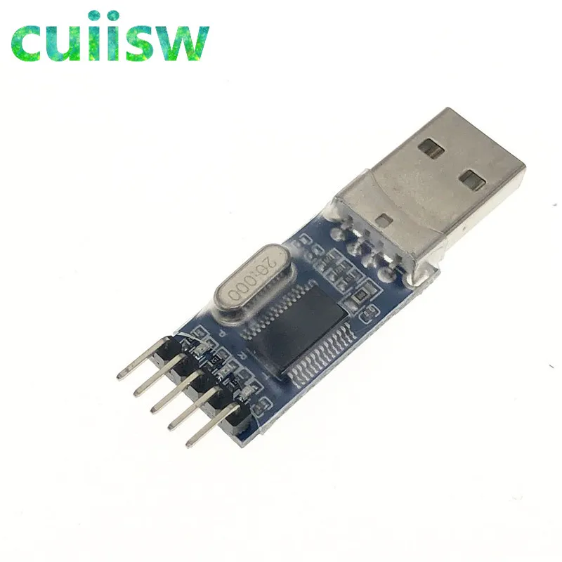 Модуль адаптера преобразователя PL2303 USB в RS232 TTL с пыленепроницаемой крышкой PL2303HX