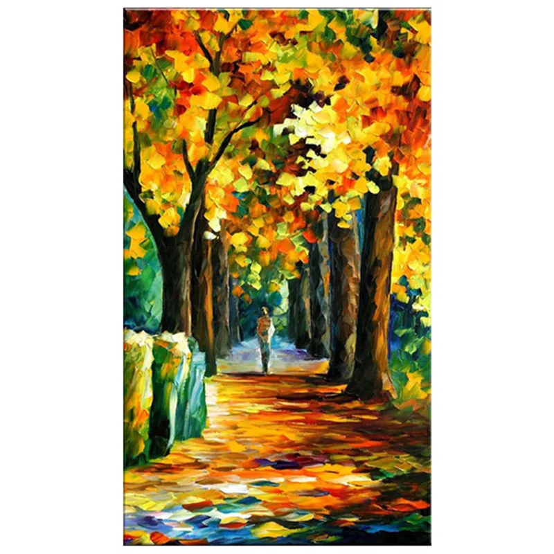 Расписанные вручную футболки абстракция декоративный пейзаж масло на холсте