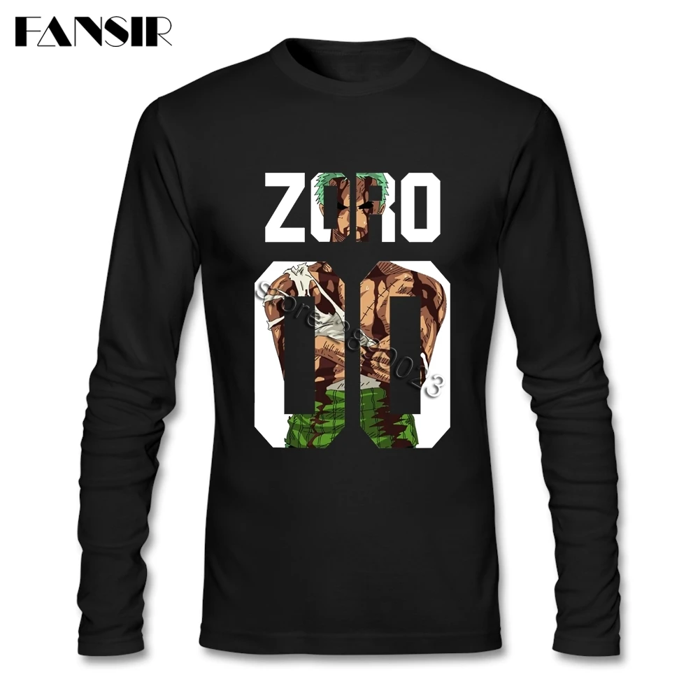 Простой Стиль Для Мужчин's футболки Зоро Roronoa Одна деталь из хлопка Одежда с