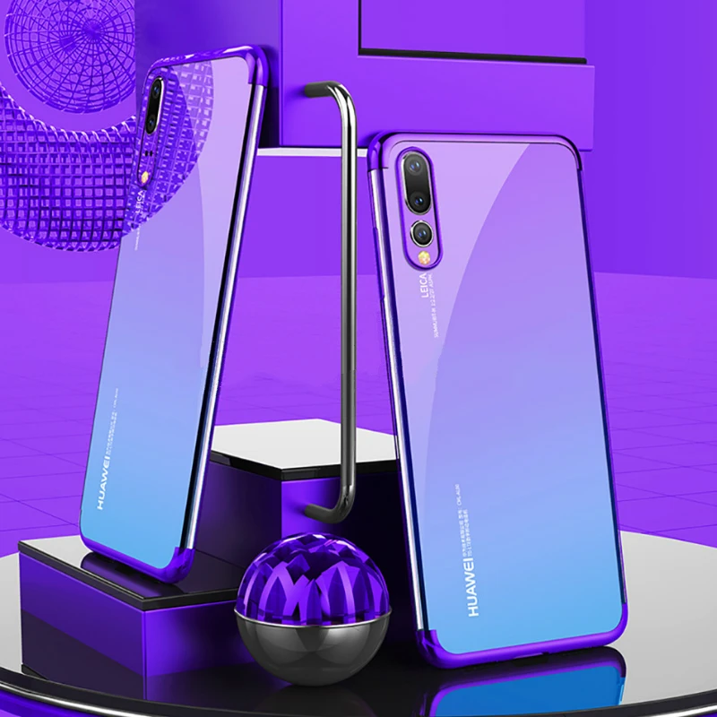 Покрытие Мягкий ТПУ чехол для huawei P Smart Z 2019 защитный Nova 5i 5Pro P30 Pro P20 Lite ударопрочный