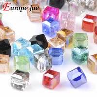 high quality 200pcs mix beads aaaaa square shape upscale austrian crystal beads 2mm 3mm 4mm 6mm 8 loose quadrate glass supply