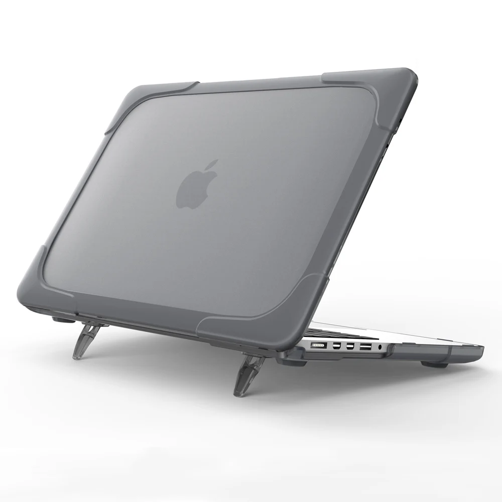 Горячий противоударный Внешний чехол, складная подставка для Macbook Air Pro retina 11 12 13 дюймов с сенсорной панелью A1466 A1502 A1706 A1708