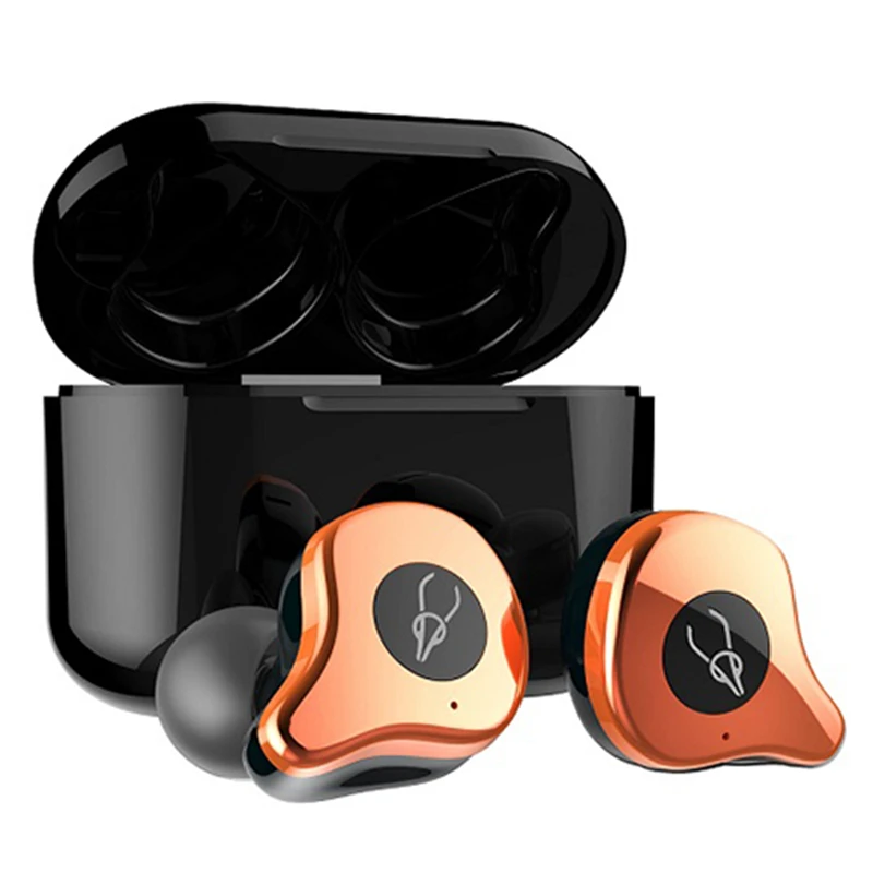 Оригинальные TWS Bluetooth 5 0 беспроводные наушники HiFi стерео спортивные с чехлом для