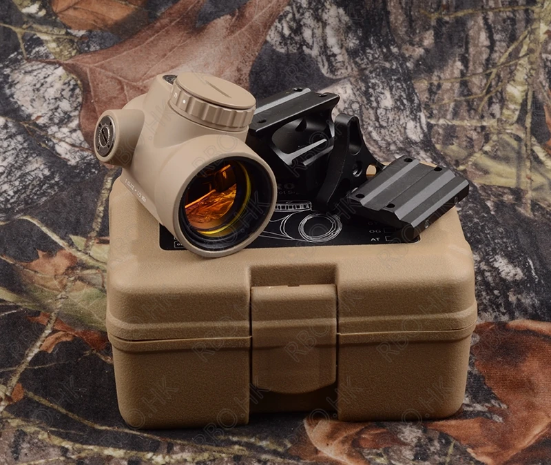 Тактический Trijicon MRO стиль 1x Красная точка прицел Высокая база Пикатинни