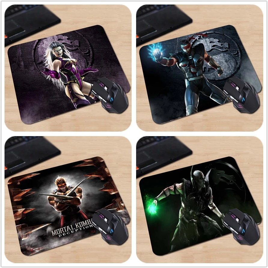 Babaite Лидер продаж серии Цифры Mortal Kombat индивидуальный заказ кремния мышь Pad ваш собственный стиль удивительные черные модные коврики для мыши