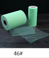 1 ролл суши DIY Красочные 6 дюймов 25 100 ярдов Тюль семья вечерние на день рождения Свадебная вечеринка юбка для стола Украшение вязальная пряжа с юбкой-пачкой в рулоне - Цвет: 180057-42
