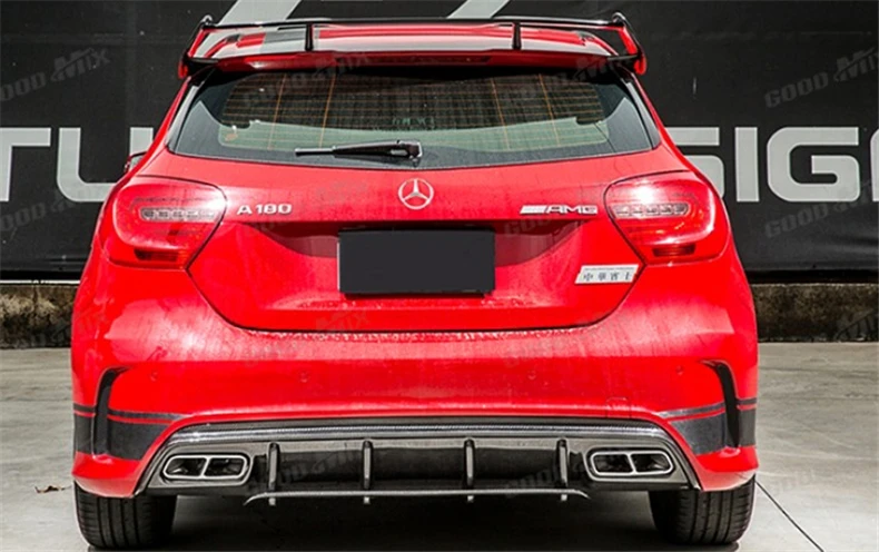 Задний спойлер для автомобиля из углеродного волокна Mercedes Benz A Class W176 A45 AMG 2016.2017.2018