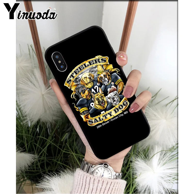 A11 Yinuoda Питтсбург Стилерс силиконовый мягкий ТПУ чехол для телефона для iPhone 6S 6plus 7plus 8 8Plus X Xs MAX 5 5S XR - Цвет: A11