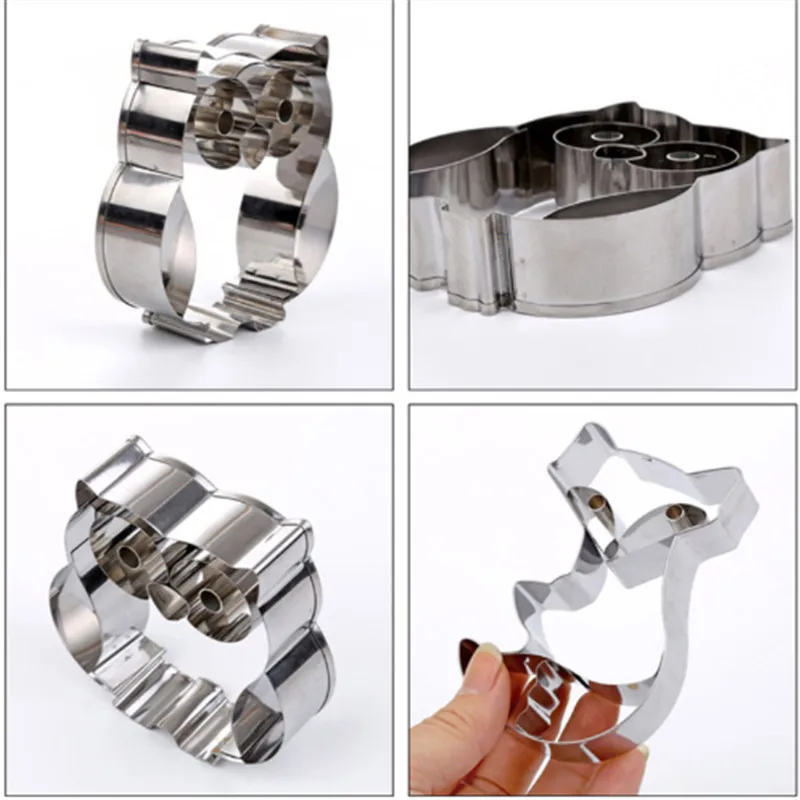 3D Сова в форме лисы из нержавеющей стали печенье Жаростойкие формы для духовки