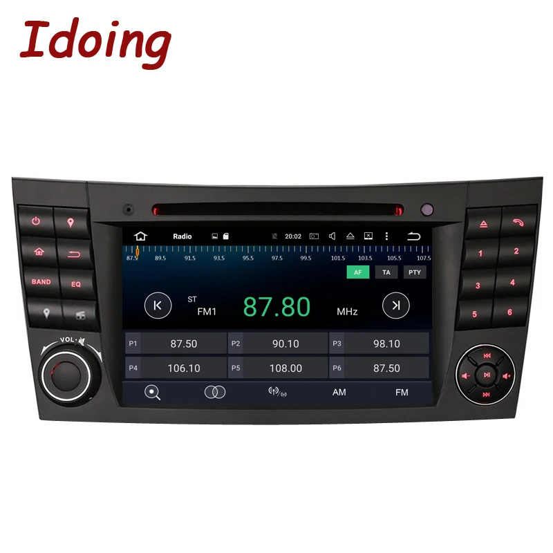 Idoing 2Din руль для MercedesBenz E Class W211Car DVD Мультимедиа Видео плеер Android7.1GPS навигация Bluetooth