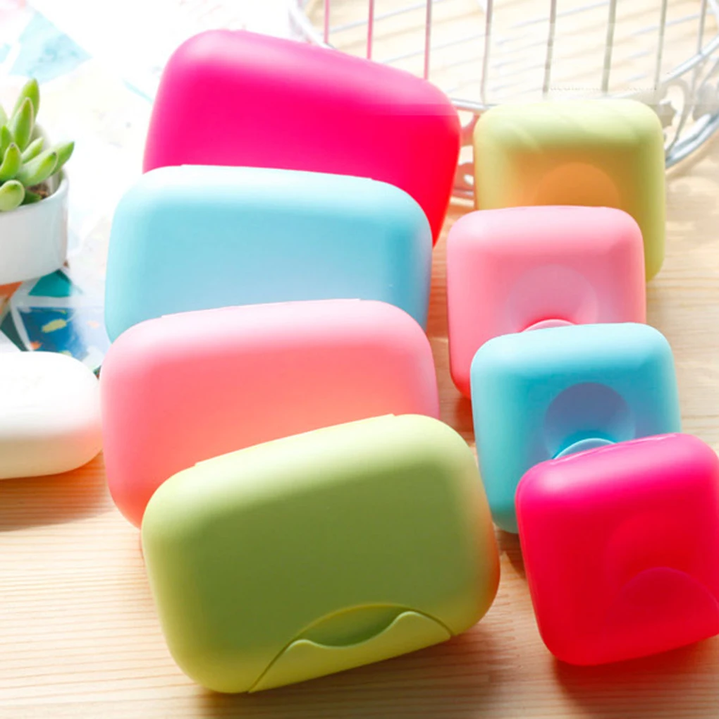 

Travel Soap Dish Box Holder Container Shower Bathroom Soap Holder